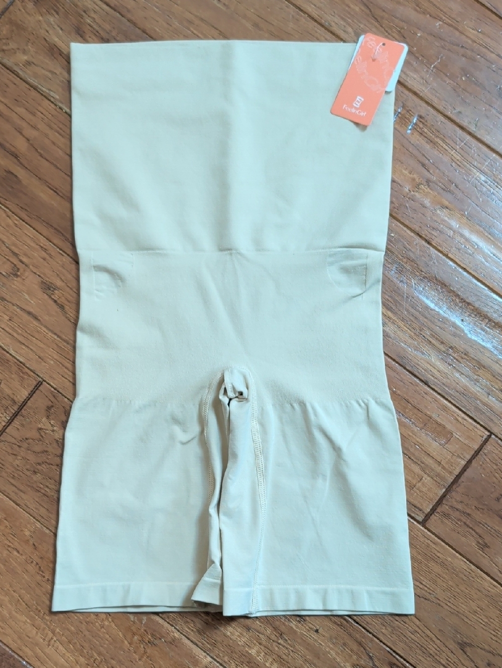 Feelin Girl High Waist Shaping Short in Light Beige